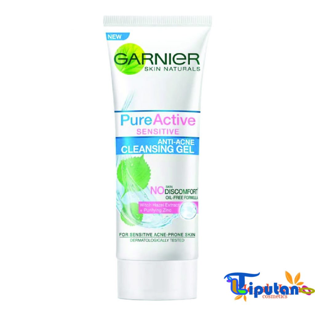 Pure Active Sensitive & Anti-Acne Cleansing Gel Garnier - TribunLiputan